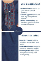 Soft Denim Alora Nightgown