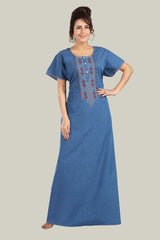 Soft Denim Alora Nightgown