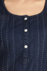 Soft Denim Amelia Nightgown