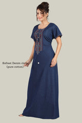 Soft Denim Alora Nightgown