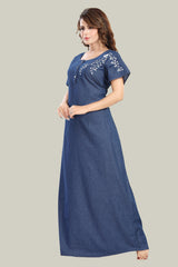 Soft Denim Scarlett Nightgown