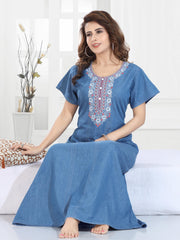 Soft Denim Nora Nightgown