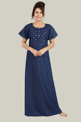 Soft Denim Ruby Nightgown
