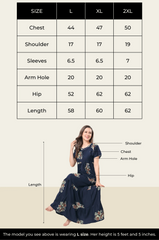 Light Blue Supima Cotton Umbrella Nightgown Arohi