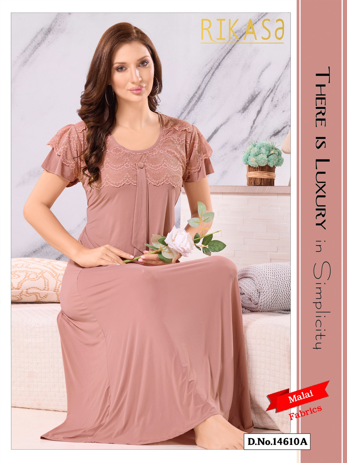 Blush Pink Malai fabric Alifya