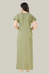 Green Supima Cotton Plain Nina
