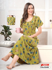 Lime Green Pink Supima Cotton Khushi