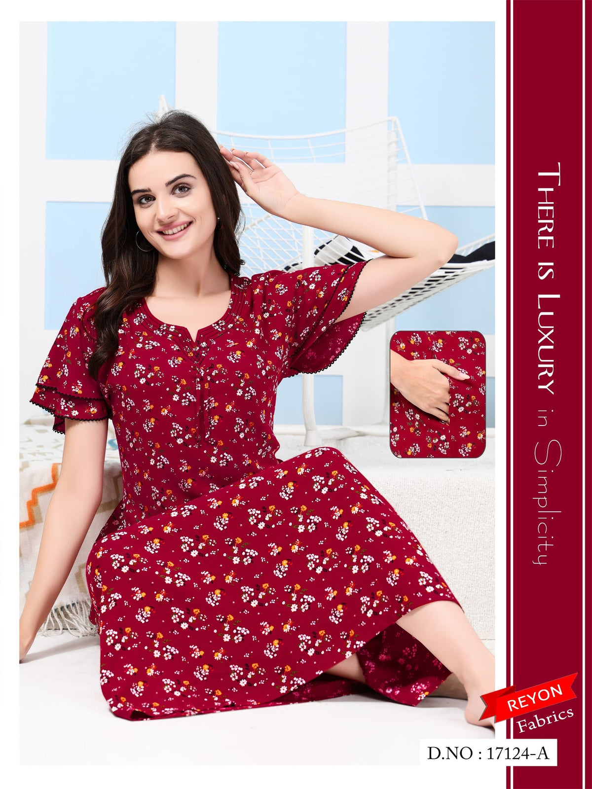 Cherry Red Reyon Amy