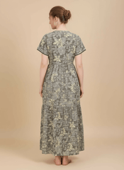 Light Grey Supima Cotton Umbrella Nightgown Tina