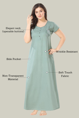 Tiffany Blue Supima Cotton Plain Nina