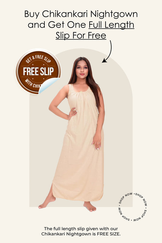 Aqua Blue Pure cotton Chikankari Amyra