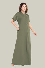 Sage Green Milano Cotton Tara