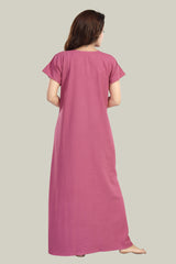 Pink Supima Cotton Plain Nisha