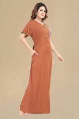 Apricot Orange Milano Cotton Jheel