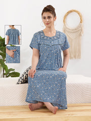 Lapis Blue Bamboo Cotton Anvi