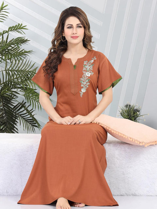 Apricot Orange Milano Cotton Jheel