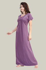 Lavender Supima Cotton Plain Nisha