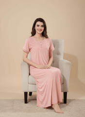 Baby Pink Malai fabric Anvika