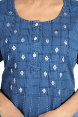 Soft Denim Ruby Nightgown