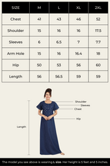 Soft Denim Mehar Nightgown