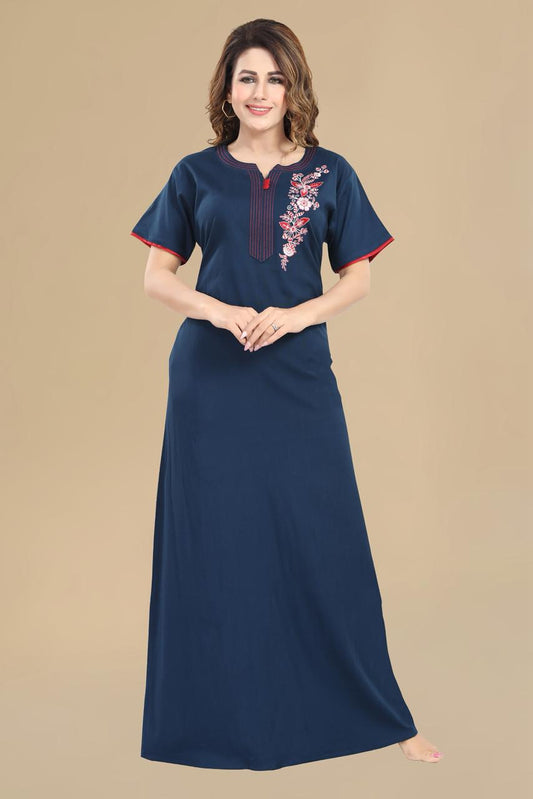 Peacock Blue Milano Cotton Jheel
