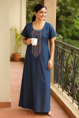 Soft Denim Alora Nightgown