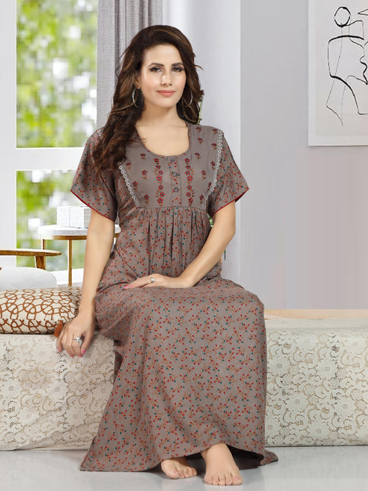 Taupe Brown Jute Cotton Avni