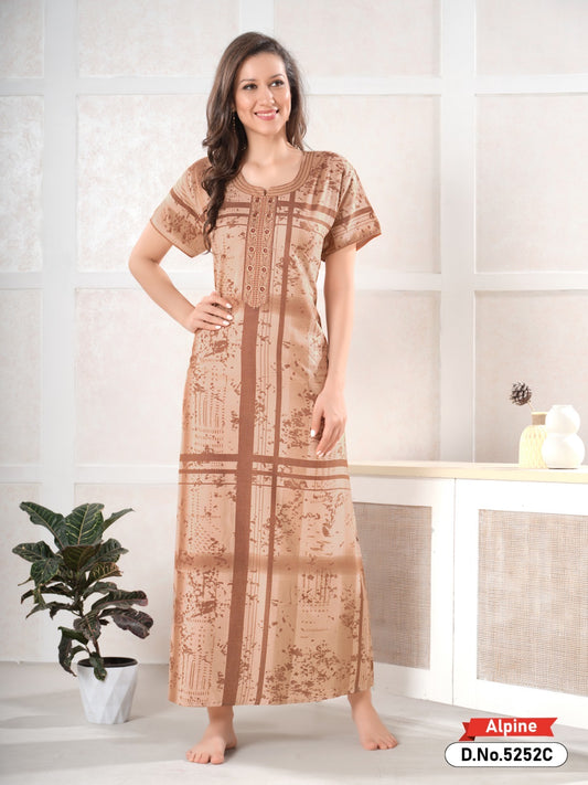 Brown Supima Cotton Ishita