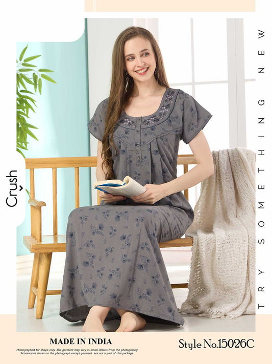 Grey Bamboo Cotton Isha