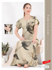 Beige Reyon Cotton Mahira