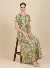 Light Green Supima Cotton Umbrella Nightgown Tina