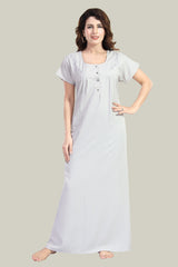 Swoke Grey Supima Cotton Plain Nisha