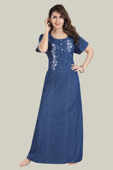 Soft Denim Lora Nightgown