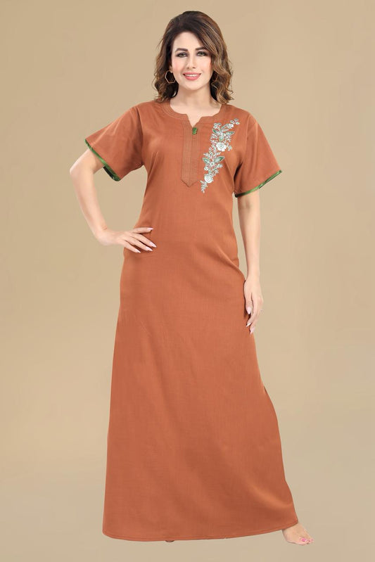 Apricot Orange Milano Cotton Jheel