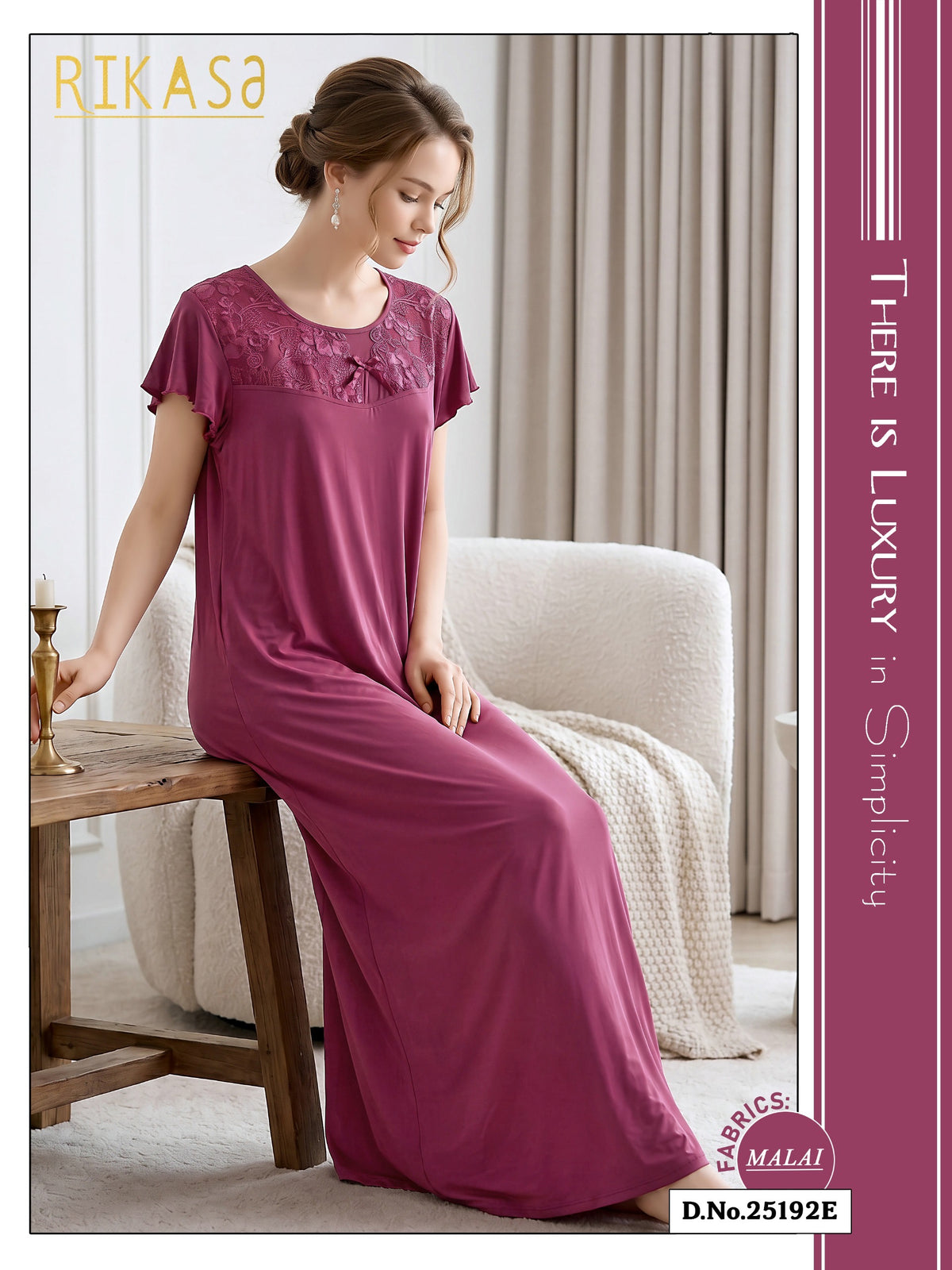 Raspberry Pink Malai fabric Ayesha