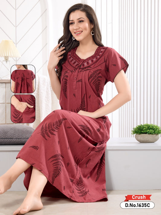 Carmine Red Bamboo Cotton Jasmine