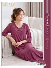Raspberry Pink Long sleeves Malai Fabric Alia