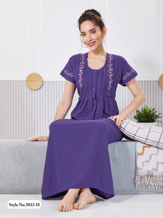 Violet Bamboo Cotton Sonali