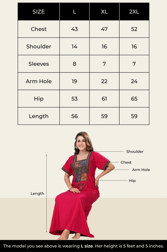 Bottle Green Spun Cotton Kashmiri Work Sara