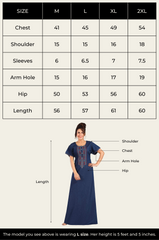 Soft Denim Amelia Nightgown