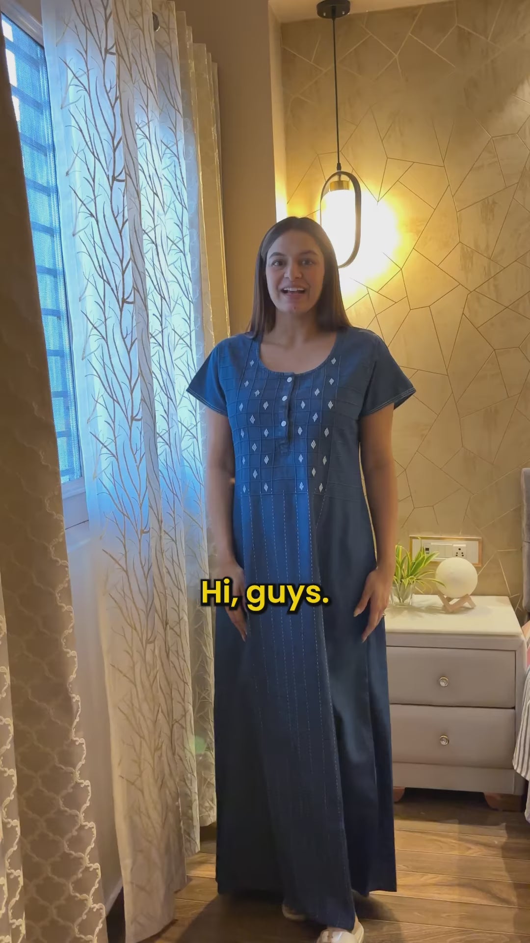 Soft Denim Ruby Nightgown