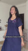 Navy blue Bamboo Cotton Monali