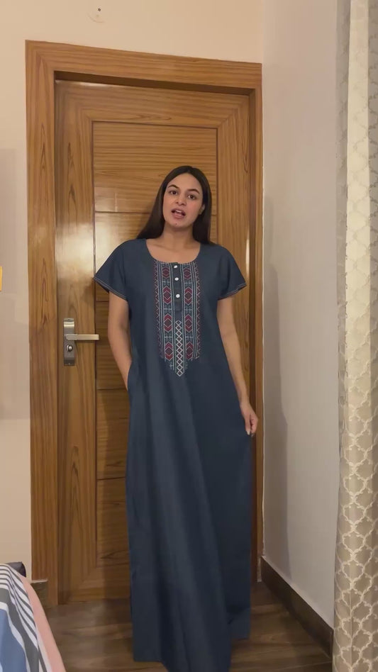 Soft Denim Alora Nightgown